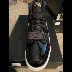 Air Jordan Legacy 312 Black, Gold and White